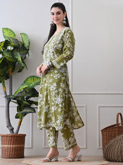 Chhaya Mul Chikankari Kurti Set