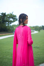 Load image into Gallery viewer, Gulnaaz Viscose Premium Chikankari Kurti Set