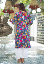 Load image into Gallery viewer, Gulabo Premium Rayon Chikankari Kurta
