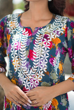 Load image into Gallery viewer, Gulabo Premium Rayon Chikankari Kurta