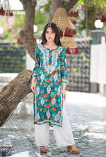 Load image into Gallery viewer, Gulabo Premium Rayon Chikankari Kurta