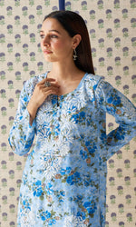 Load image into Gallery viewer, Indi Handcrafted Chanderi Co-ord Set
