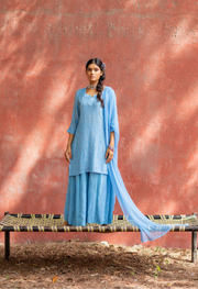 Avneet Kaur Mukaish Patiala Set