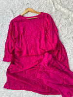 Load image into Gallery viewer, Palak Modal Dyed Premium Chikankari Kurti Set - The Lucknowi Chikan 