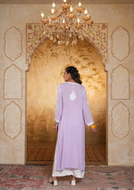 Load image into Gallery viewer, Bela Premium Modal Chikankari Long Kurti - The Lucknowi Chikan 