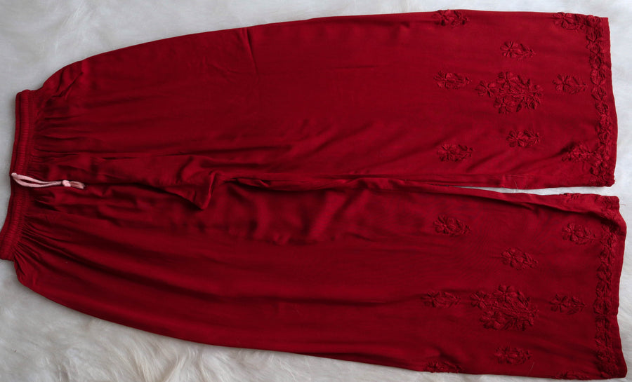 Malhar Rayon Chikankari Kurti Set