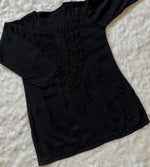 Load image into Gallery viewer, Amina Rayon Short Chikankari Kurti - Red