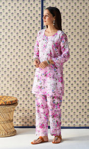 Indi Handcrafted Chanderi Co-ord Set