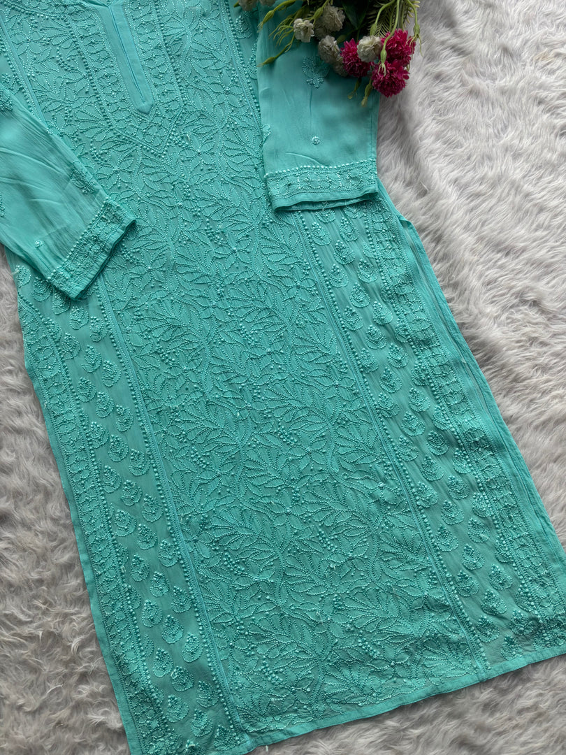 Arsh Premium Viscose Chikankari Kurti