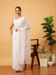 Tepchi Chikankari Sarees