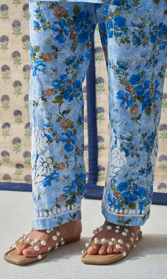 Indi Handcrafted Chanderi Co-ord Set