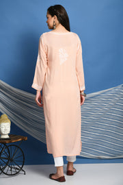 Hania Modal Chikankari Long Kurta