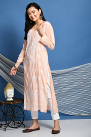 Hania Modal Chikankari Long Kurta