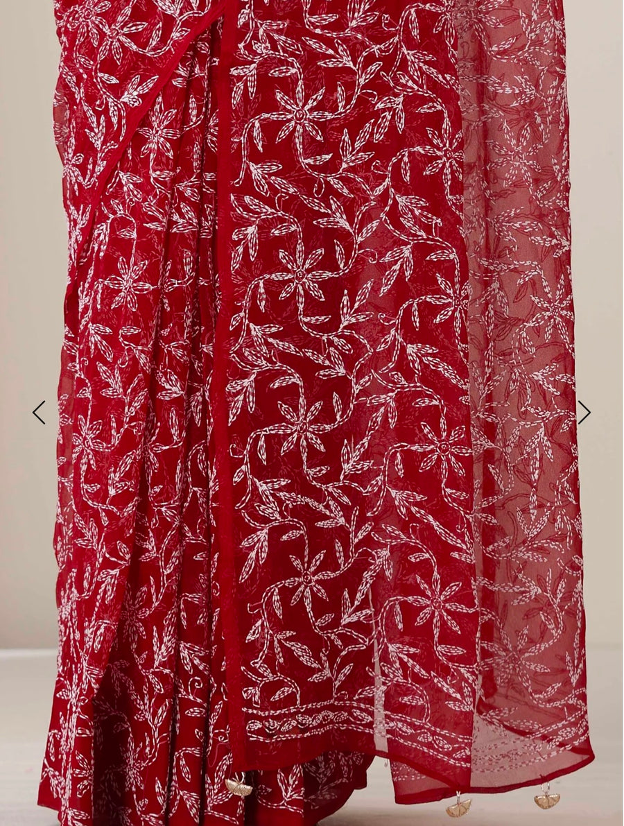 Tepchi Chikankari Sarees