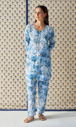 Load image into Gallery viewer, Indi Handcrafted Chanderi Co-ord Set
