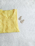Load image into Gallery viewer, Haya Premium Viscose Luxury Chikankari Kurta