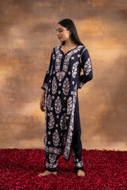 Mohini Modal Chikankari Kurti Set