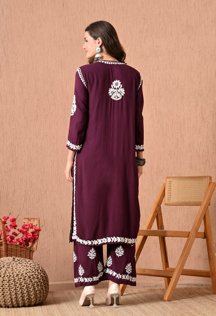Daniya Premium Chikankari Rayon Co-ord Sets