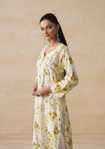 Load image into Gallery viewer, Aadat Mulmul Straight Chikankari Kurti