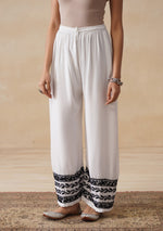 Load image into Gallery viewer, Soorma Rayon Black &amp; White Kurti Set - The Lucknowi Chikan 