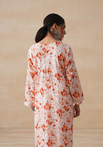Load image into Gallery viewer, Aadat Mulmul Straight Chikankari Kurti