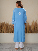 Load image into Gallery viewer, Haseena Rayon Chikankari Kurti