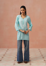 Load image into Gallery viewer, Jiva Rayon Short Kurti