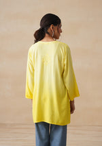 Load image into Gallery viewer, Amina Rayon Short Chikankari Kurti