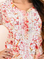 Load image into Gallery viewer, Maira Floral Chikankari Mulmul Co-ord Sets
