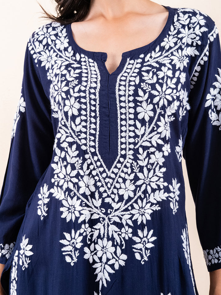 Saheli Modal Chikankari Kurti Sets