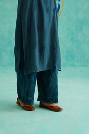 Malhar Rayon Chikankari Kurti Set