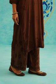 Malhar Rayon Chikankari Kurti Set