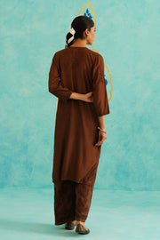 Malhar Rayon Chikankari Kurti Set