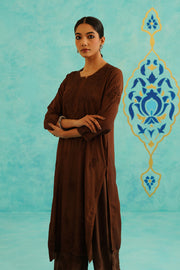 Malhar Rayon Chikankari Kurti Set