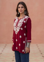 Load image into Gallery viewer, Jiva Rayon Short Kurti