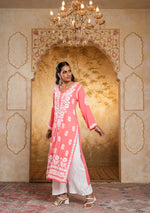 Load image into Gallery viewer, Bela Premium Modal Chikankari Kurti
