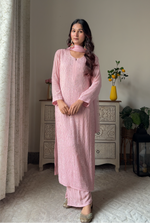 Load image into Gallery viewer, Nagma Premium Chikankari Mukaish Viscose Set
