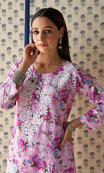 Load image into Gallery viewer, Indi Handcrafted Chanderi Co-ord Set
