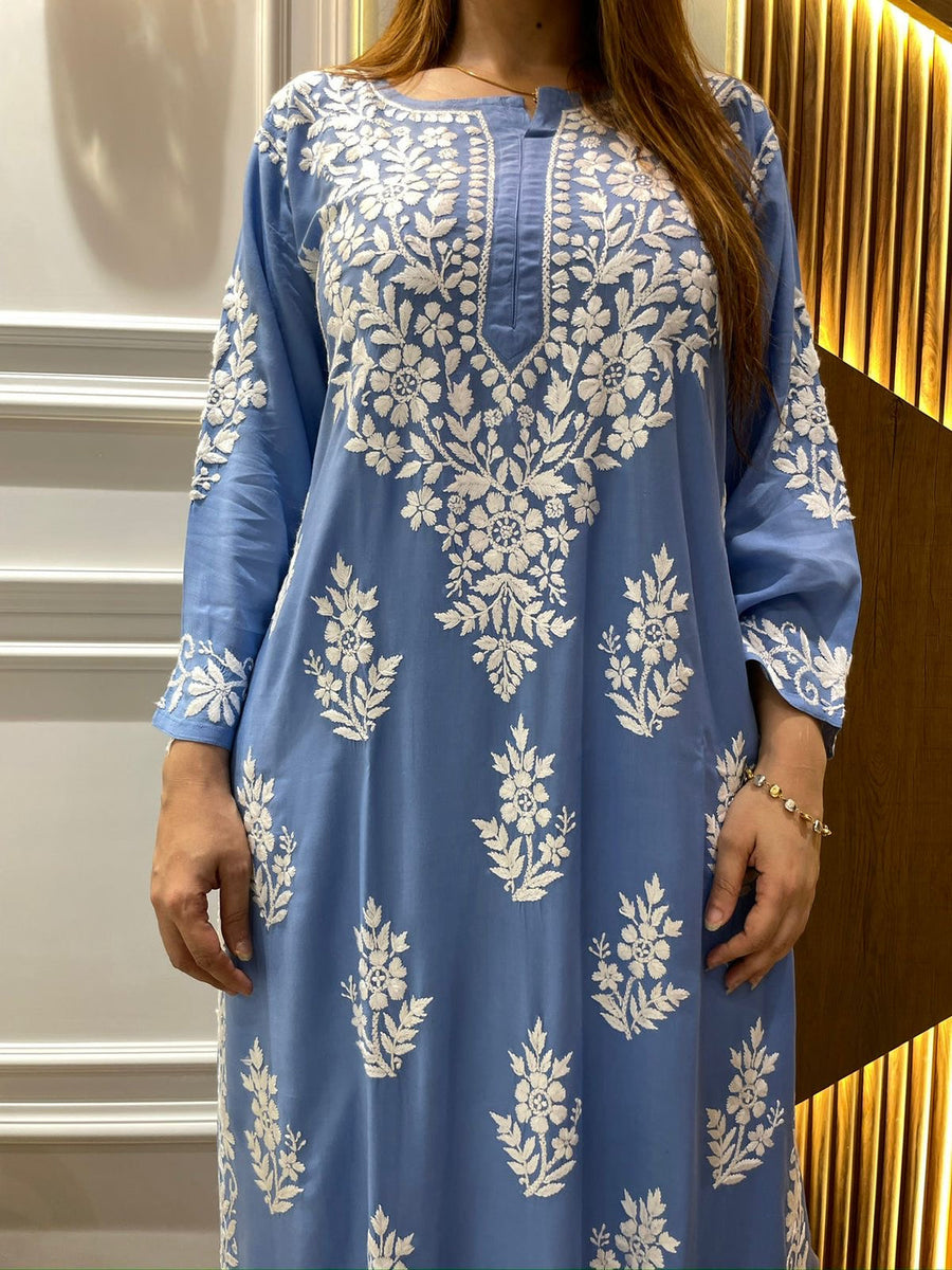 Tarana Premium Chikankari Kurti Pallazo Set