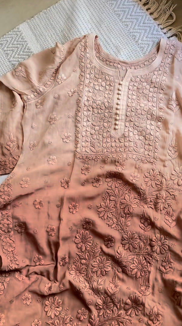 Averi Viscose 3D Handwork Kurta