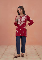 Load image into Gallery viewer, Jiva Rayon Short Kurti