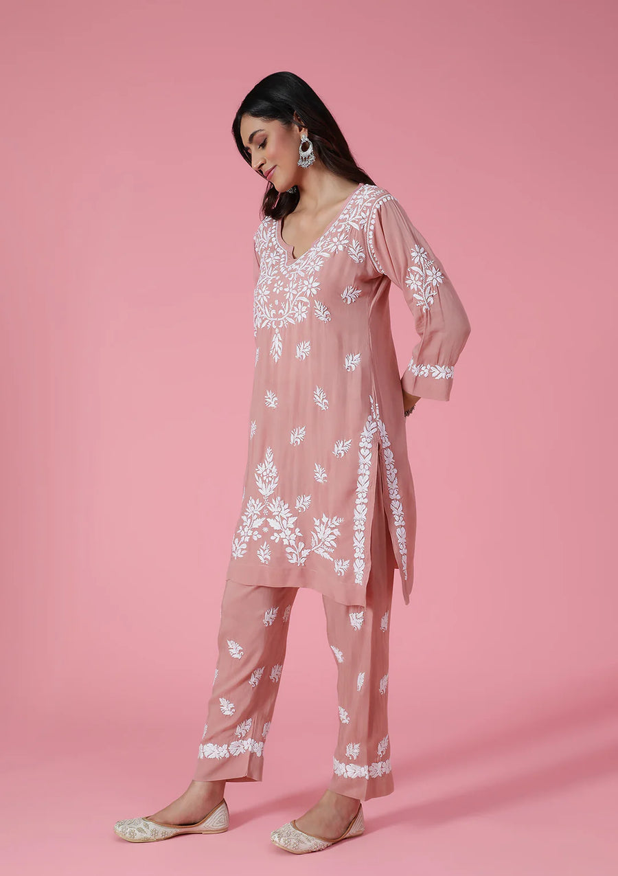 Mira Chikankari Cotton Cord Set