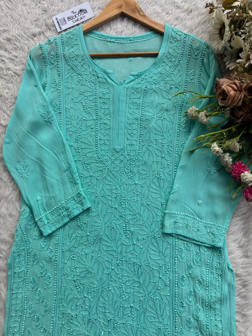 Arsh Premium Viscose Chikankari Kurti