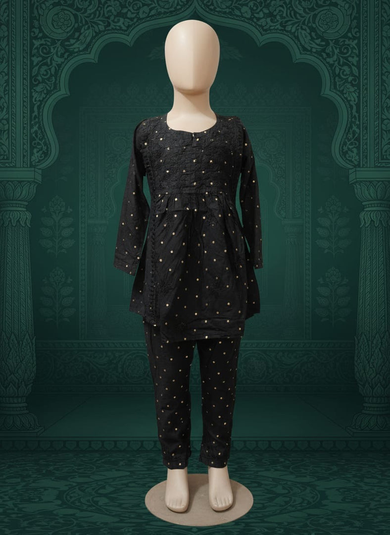 Lado Chanderi Kids Co-ord Set