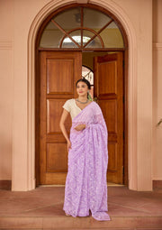 Tepchi Chikankari Sarees