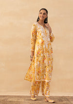 Load image into Gallery viewer, Ruhaab Mulmul Chikankari Kurti Pallazo Set