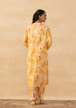 Load image into Gallery viewer, Ruhaab Mulmul Chikankari Kurti Pallazo Set