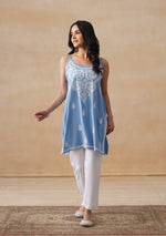 Load image into Gallery viewer, Mahiya Strappy Chikankari Kurti