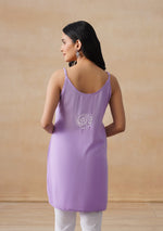 Load image into Gallery viewer, Boho Strappy Sleeveless Chikankari Kurti - The Lucknowi Chikan 