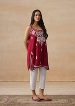 Load image into Gallery viewer, Mahiya Strappy Chikankari Kurti